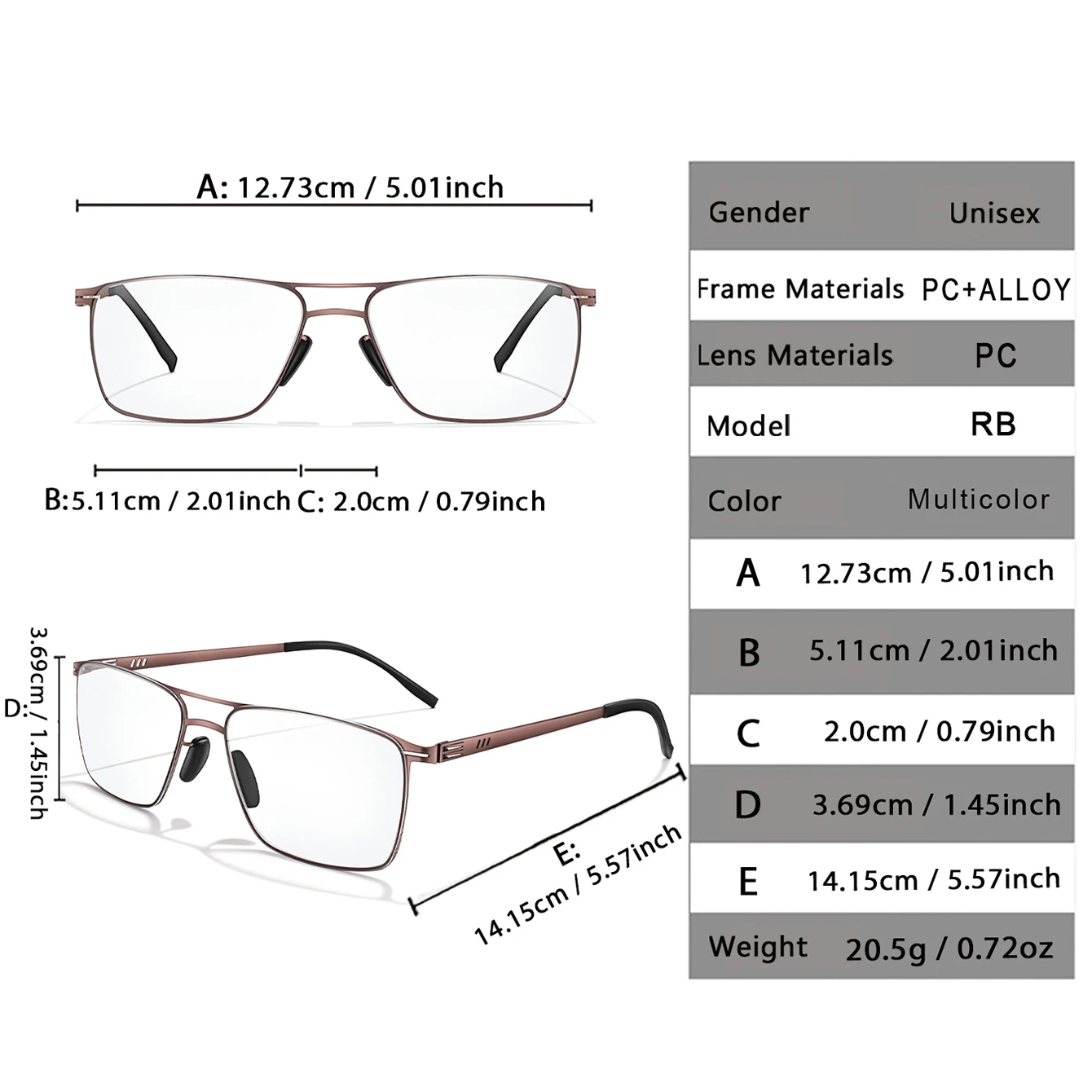 Fashion Photochromic Reading Glasses Vintage Rectangular Metal-Frame Eyeglasses Presbyopic Glasses daily wear
