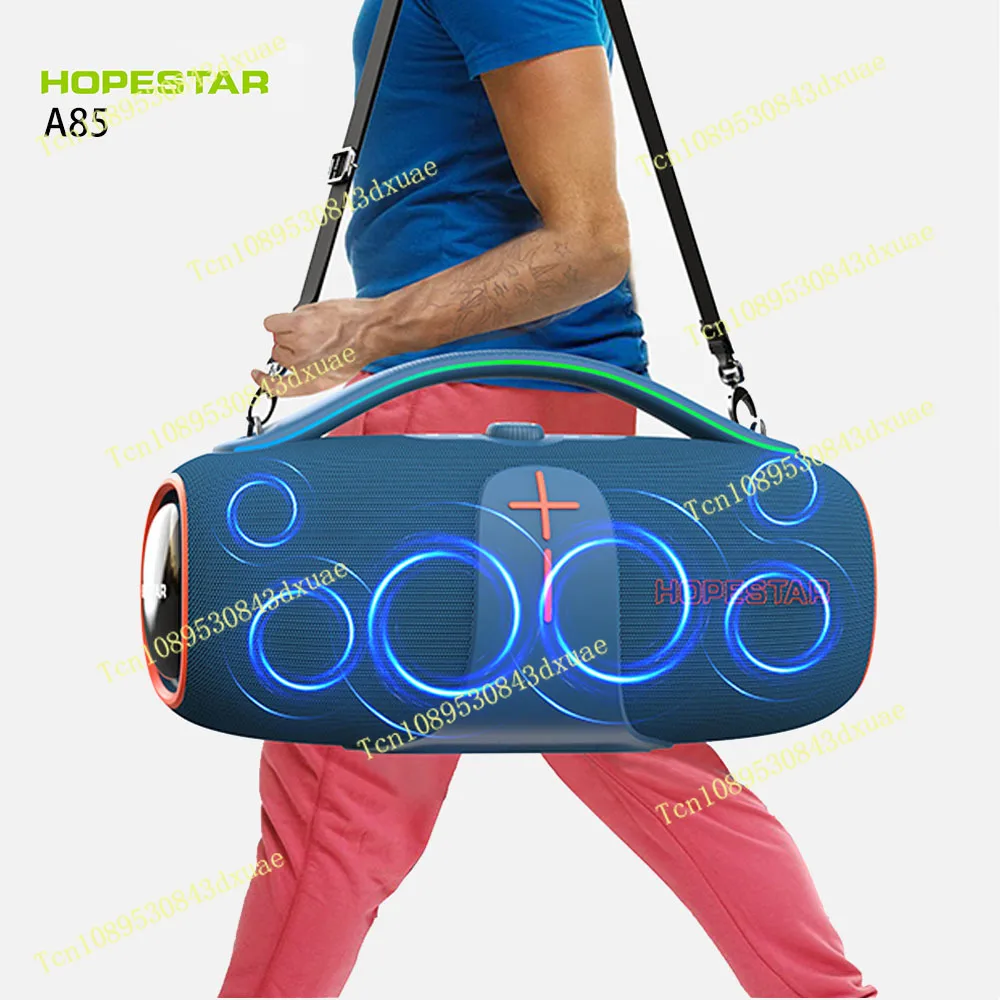 HOPESTAA85 Outdoor High Power  Wireless Blue Tooth Speaker Portable Waterproof IPX6 TWS Party Karaoke RGB  AUX hopestar a85