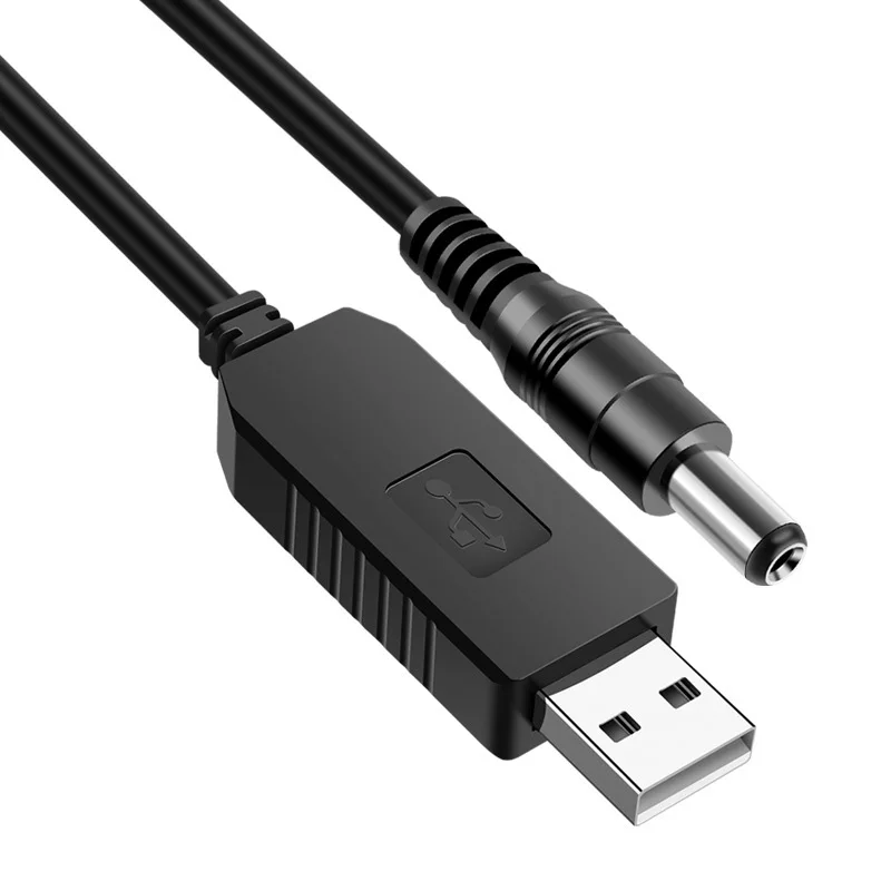 USB DC 5V do DC 12V 9V 1A 6W 2.1x5.5mm 5525 5521 Męski konwerter Step-Up Adapter Kabel zasilający do modułu Arduino Router WIFI — zdjęcie produktu 3
