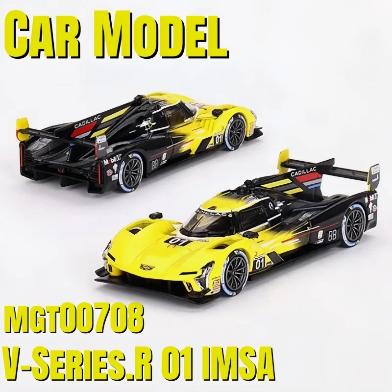 

1:64 V-Series.R01 IMSA#708 alloy compression shaft miniature simulation model,adult decoration,children's festival birthday gift
