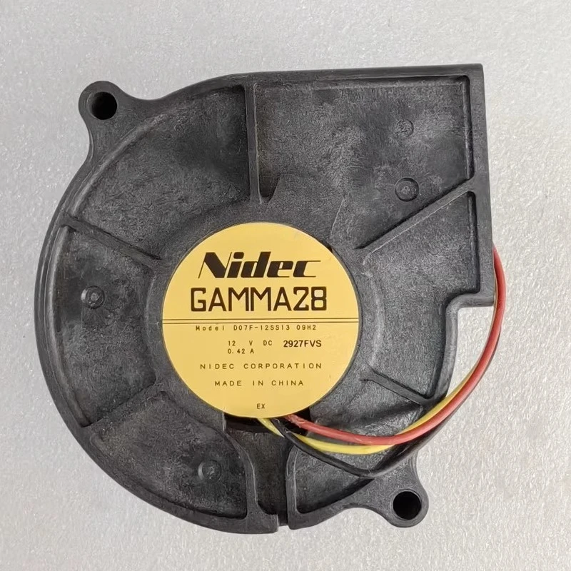 

Вентилятор турбины принтера Nidec GAMMA28 7530 D07F-12SS13 12 В 0,42 А