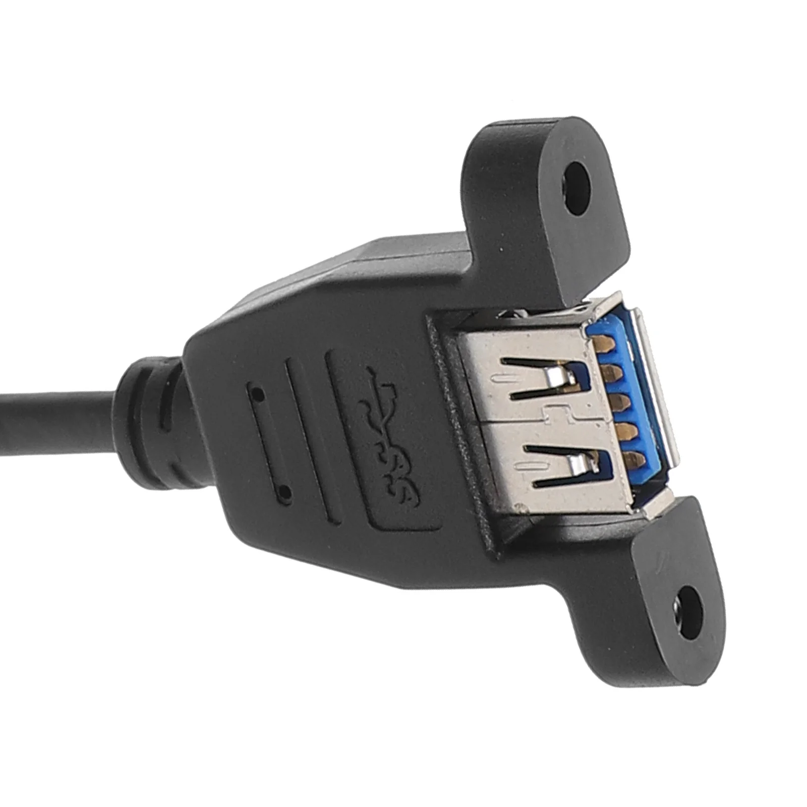 Przedłużacz USB 0.5M E do USB A 3.0 męski, konwerter danych do montażu panelowego w komputerze, adapter wewnętrzny do komputera
