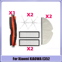 Replacement For Xiaomi XIAOWA E352 Main Side Brush Hepa Filter Mop Cloths Robot Vacuums Accessories Spare Part