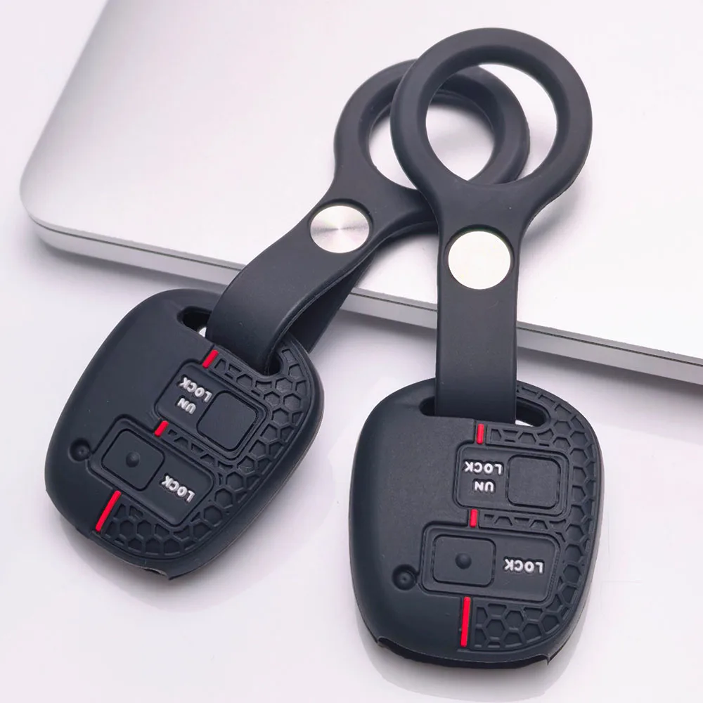 For Toyota FJ Cruiser Land 2008-2014 Yaris Echo For Lexus ES GS LS IS RX SC LX RX400h Keychain Silicone Car Key Case Cover - view 2