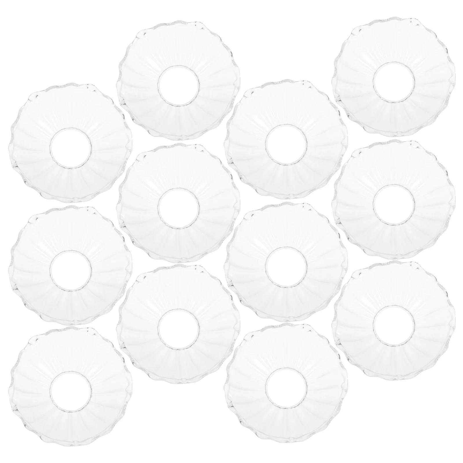 

12Pcs Drip Protectors Round Wax Catcher Dish for Candlesticks Table Protection Home Restaurant Use Stick Ornament