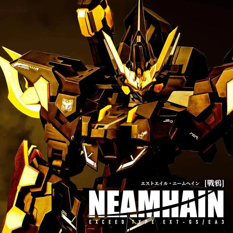 

Estailev Neamhain 1/100 Plastic Snap-Fit Model Kit Assembly Mecha Toy Aciton Figures With Water Decals Desktop Ornament Boy Gift