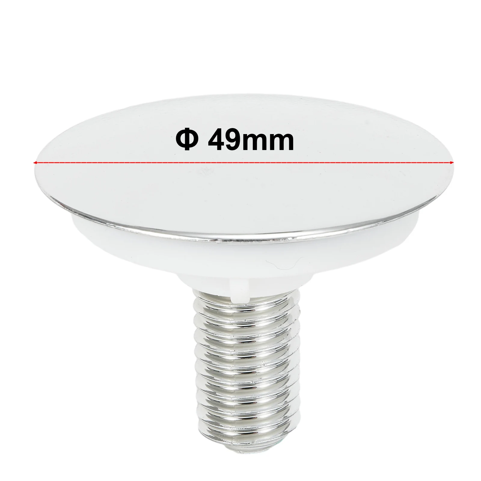 Cubiertas para grifos de fregadero, cubierta de tapón para orificio de grifo, grifo para fregadero de cocina, lavabo de plástico, cubierta sellada de drenaje de 49mm, accesorio de baño