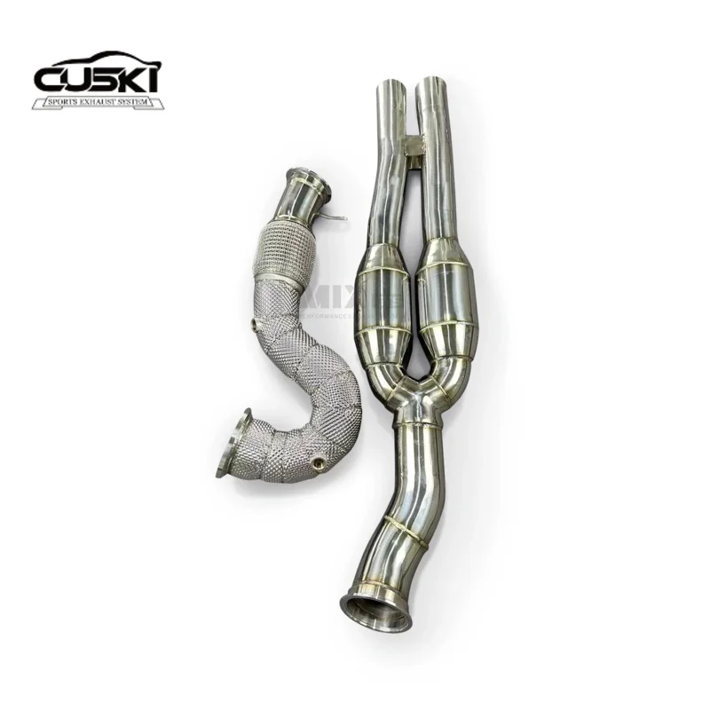 High Performance Exhaust pipe for Audi TTRS 8P RS3 2.5 TFSI EVO (EA855) 2017  quality stainless steel car Exhaust Modification