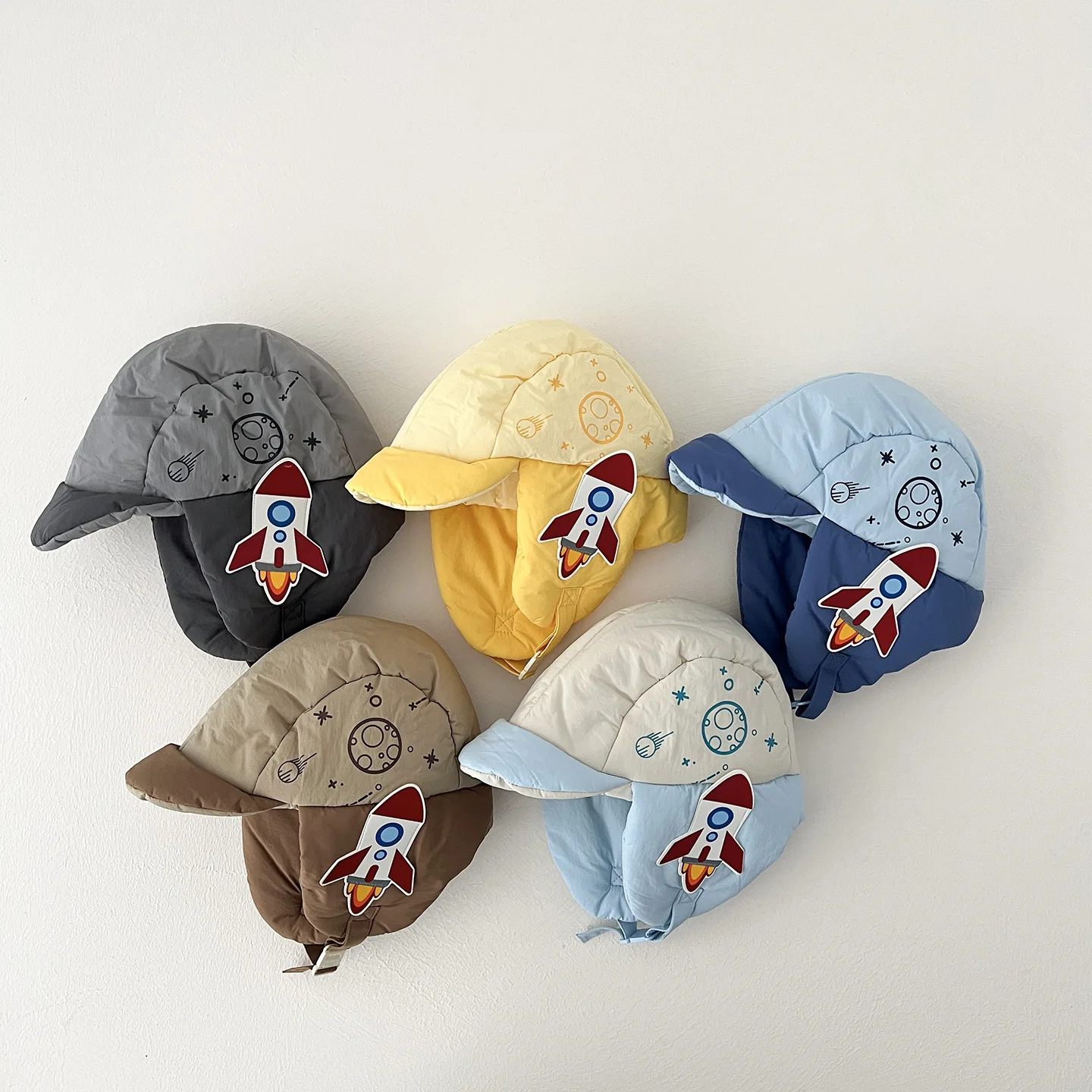 2-6Y Winter Children's Hat with Cartoon Design Hat for Boys Girls Warm Kids Hats and Caps Outdoor Windproof Coldproof