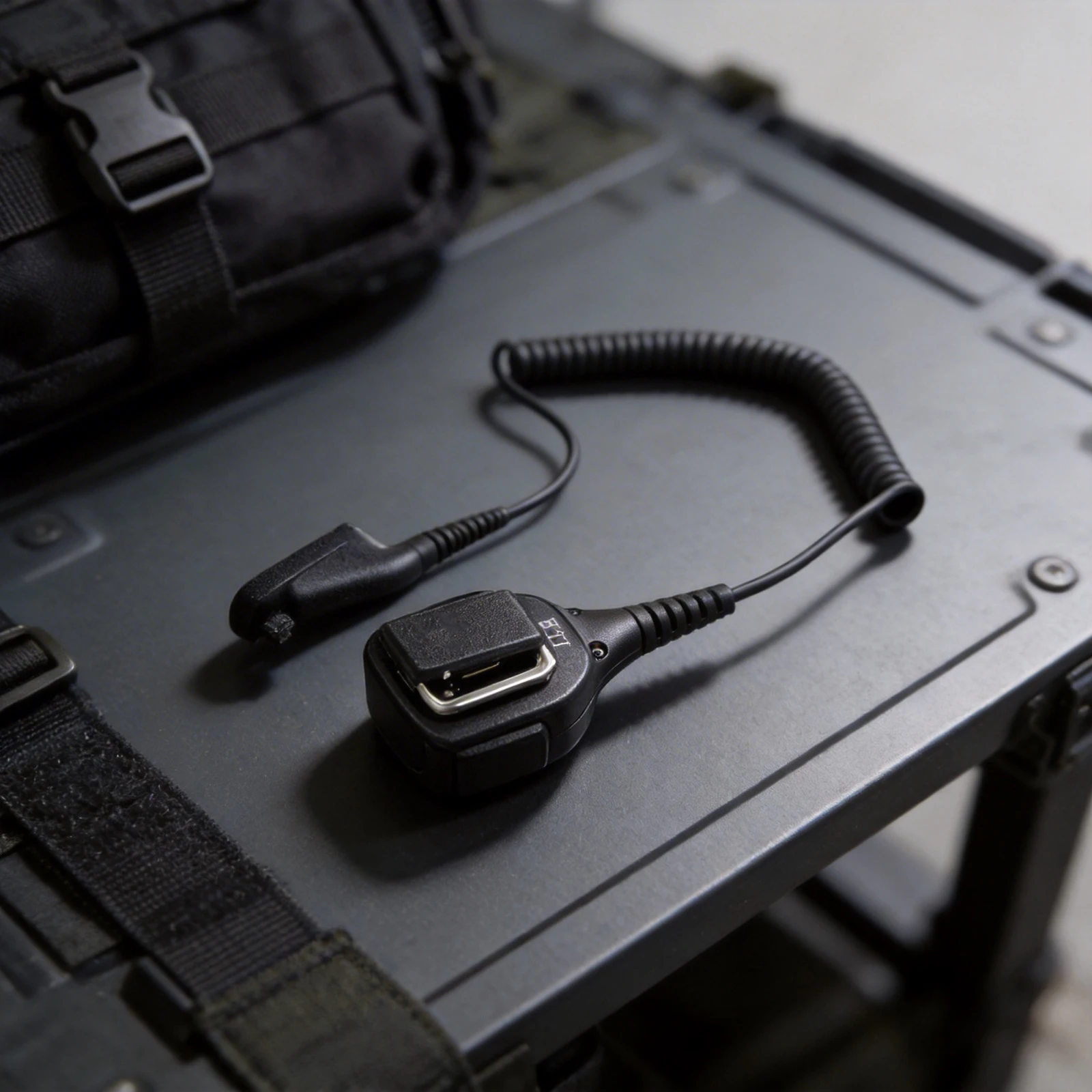 3.5mm Headphone Jack Speaker Mic Comfortable Push-to-talk ABS And Metal Construction Speaker Microphone For Radio