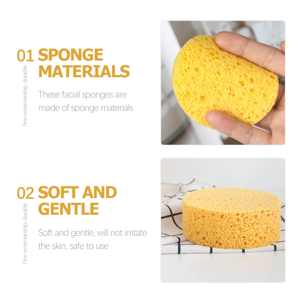 1 PCS Gentle Daily Exfoliating Facial Puff Sponges Removal Blender Cleaning Scrubber Exfoliating Facial Cleansing Makeup Removal