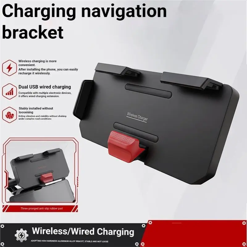 【AC77 Top !! 】22MM For Benelli TRK702 TRK702X Motorcycle Phone Mount Fixed Bracket Adapter Navigation Holder Base