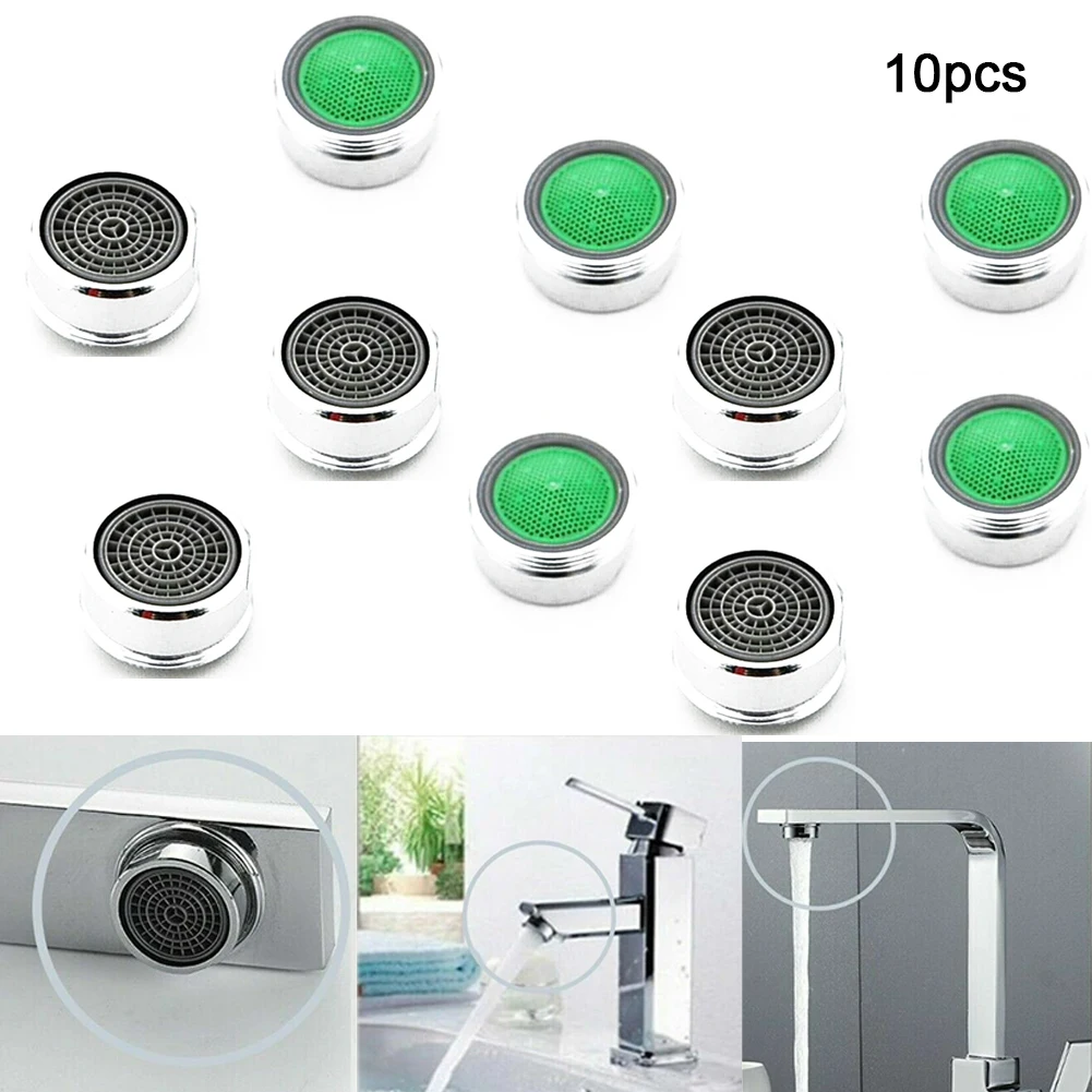 

10PCS Faucet Bubbler Spout Mesh Faucet Filter Element Faucet Aerator Water Saving Spout Net Prevent Splash Bathroom Accessories