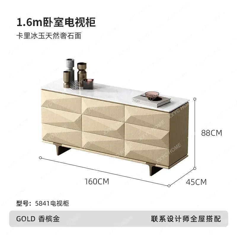 FFBedroom TV Cabinet Large Master Bedroom Storage Cabinet Modern Simple TV Cabinet, New