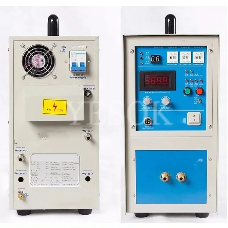 High Frequency Induction Heating Machine Welding Machine Metal Quenching Coil 15KW Small Frequency Smelting Furnace