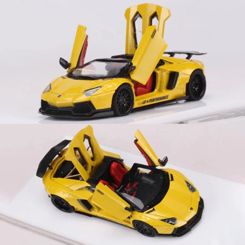 RM 1:64 Scale LBWK Aventador LP700-4 Convertible Sports Car Alloy Car Model Collection Display Ornament Toy Gift