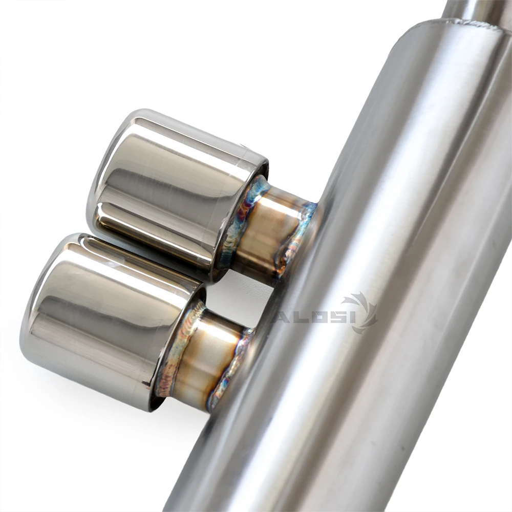

Factory wholesale Catback exhaust for Mercedes Benz SMART 1.0 W451 2007-2014 SS304 high-performance exhaust