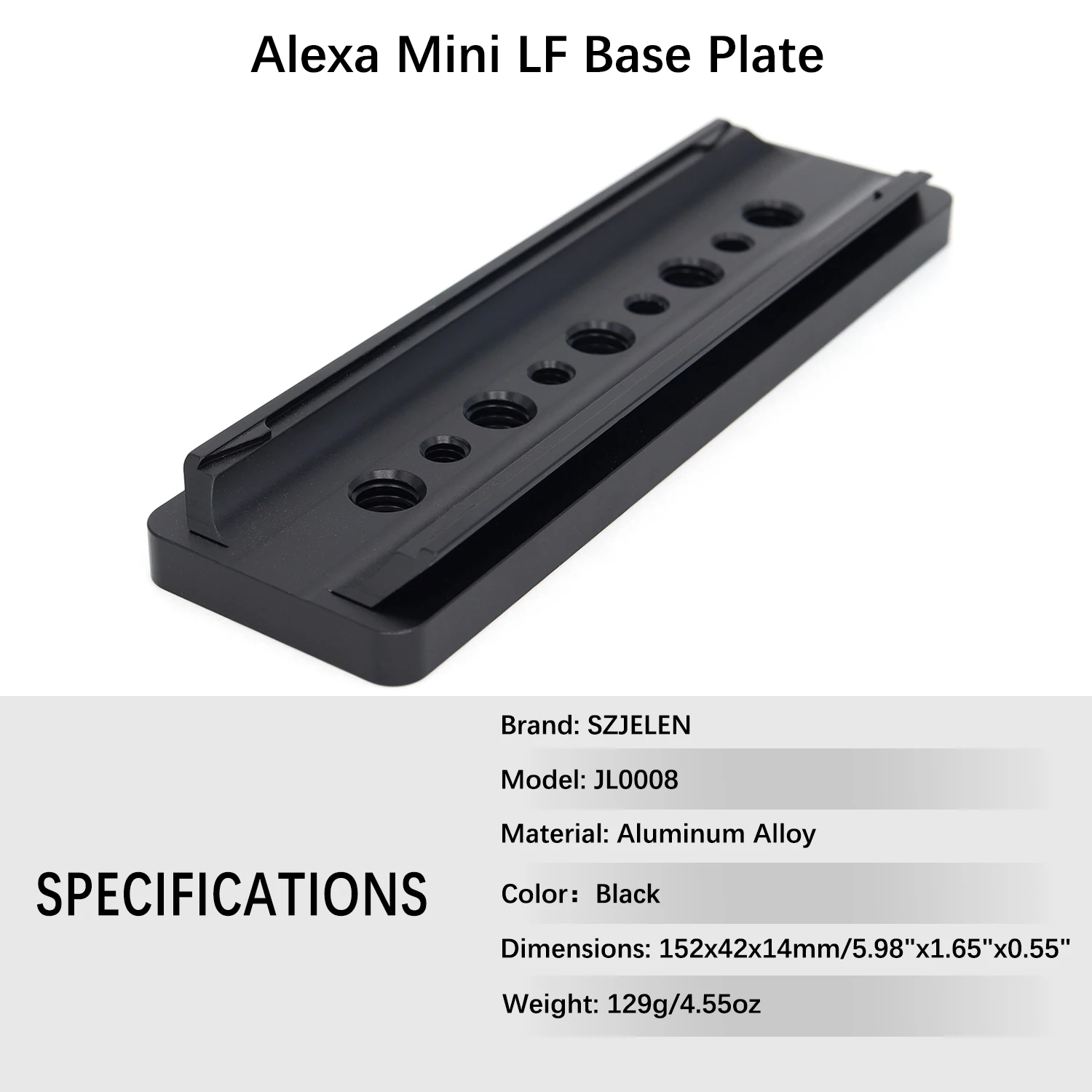 ARRI miniLF Fixed Baseplate suitable for Steadicam ，trinity, DJI Ronin 2