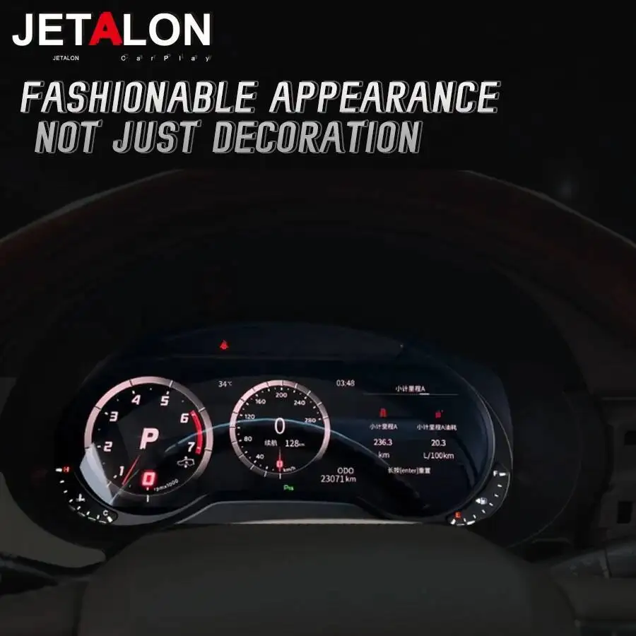 Panel de instrumentos LCD completo mejorado de 12,3 pulgadas para Lexus GX400 GX460 2010 -2019 tablero de velocímetro de grupo cabina Virtual Linux