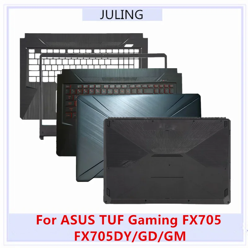 

For ASUS TUF Gaming FX705 FX705DY/GD/GM Laptop LCD Back Cover Top Case/Front Bezel/Palmrest with US/KR Keyboard/Bottom Case