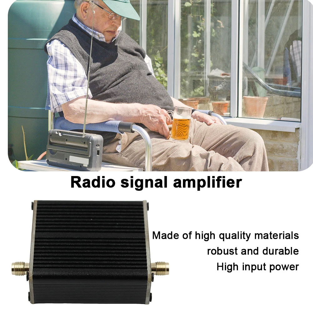 

10k-6GHz Full Band Low Noise Amplifier 20dB High Gain LNA Module Low Noise Gain Block Amplifier RF Amplifier Module for RF & SDR
