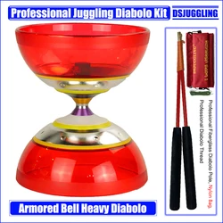 Diabolo Toy Professional Chinese Yo-yo Acrobatics Juggling Show Prop - Tri Bearings Armored Bell