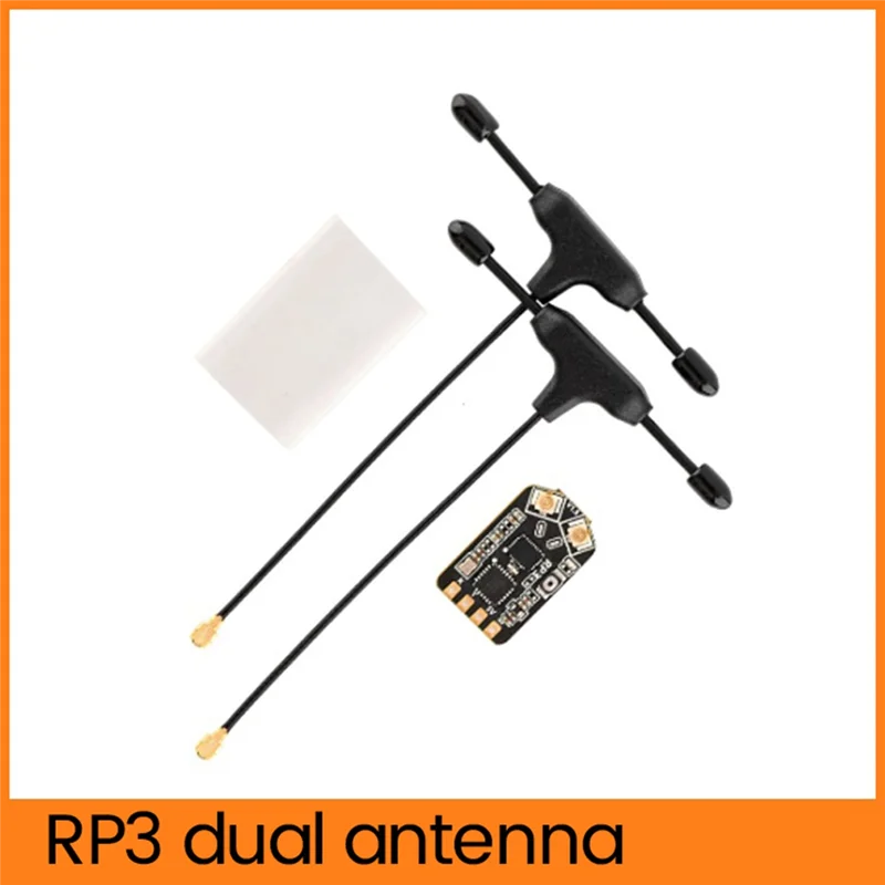 AM-RP3 2.4Ghz 5V 100Mw ELRS استقبال Expresslrs طويلة المدى نانو استقبال هوائي مزدوج لطائرات بدون طيار Whoops إصلاح الجناح أجزاء