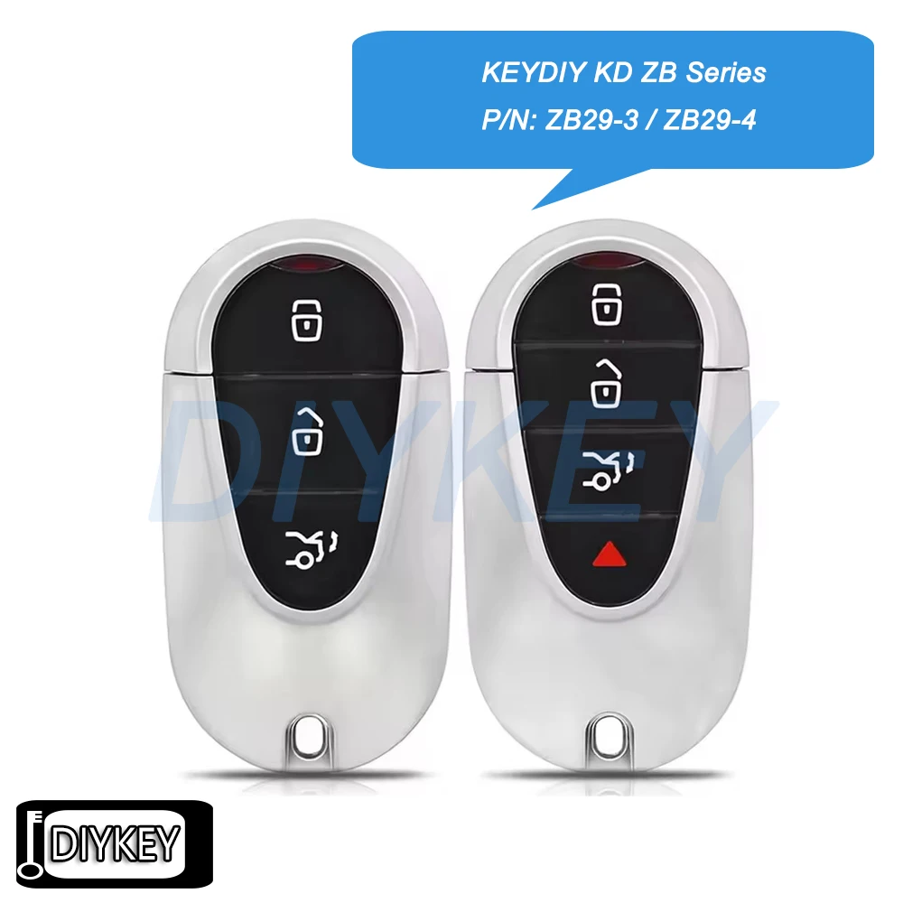 KEYDIY KD ZB Series P/N: ZB29-3 ZB29-4 for Benz Style Universal Smart Remote Key for KD-X2 KD-MAX Programmer