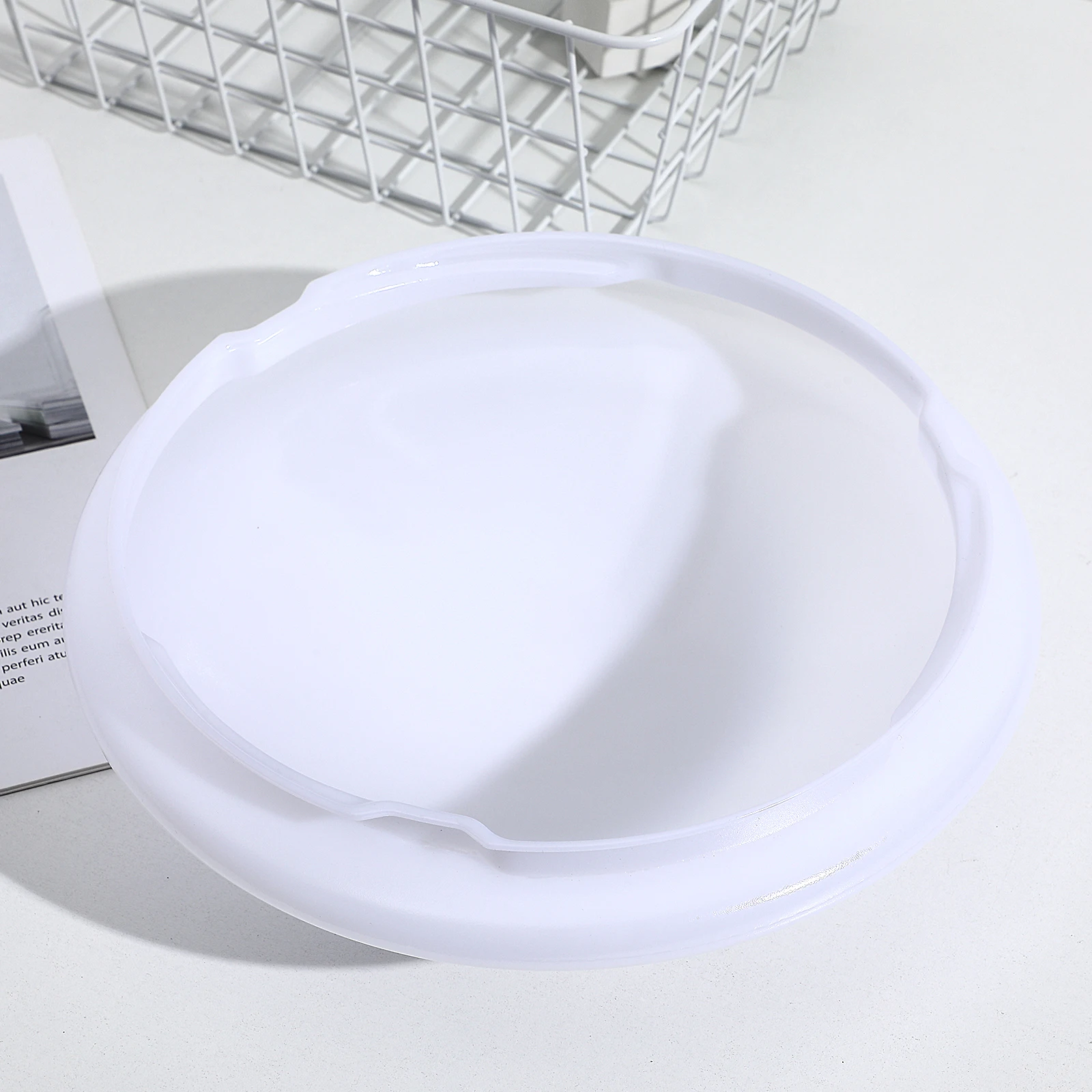 

Ceiling Light Cover Replacement Plastic Lampshade For Office Bedroom Flush Mount Easy Install Round Shape Space Saving Light