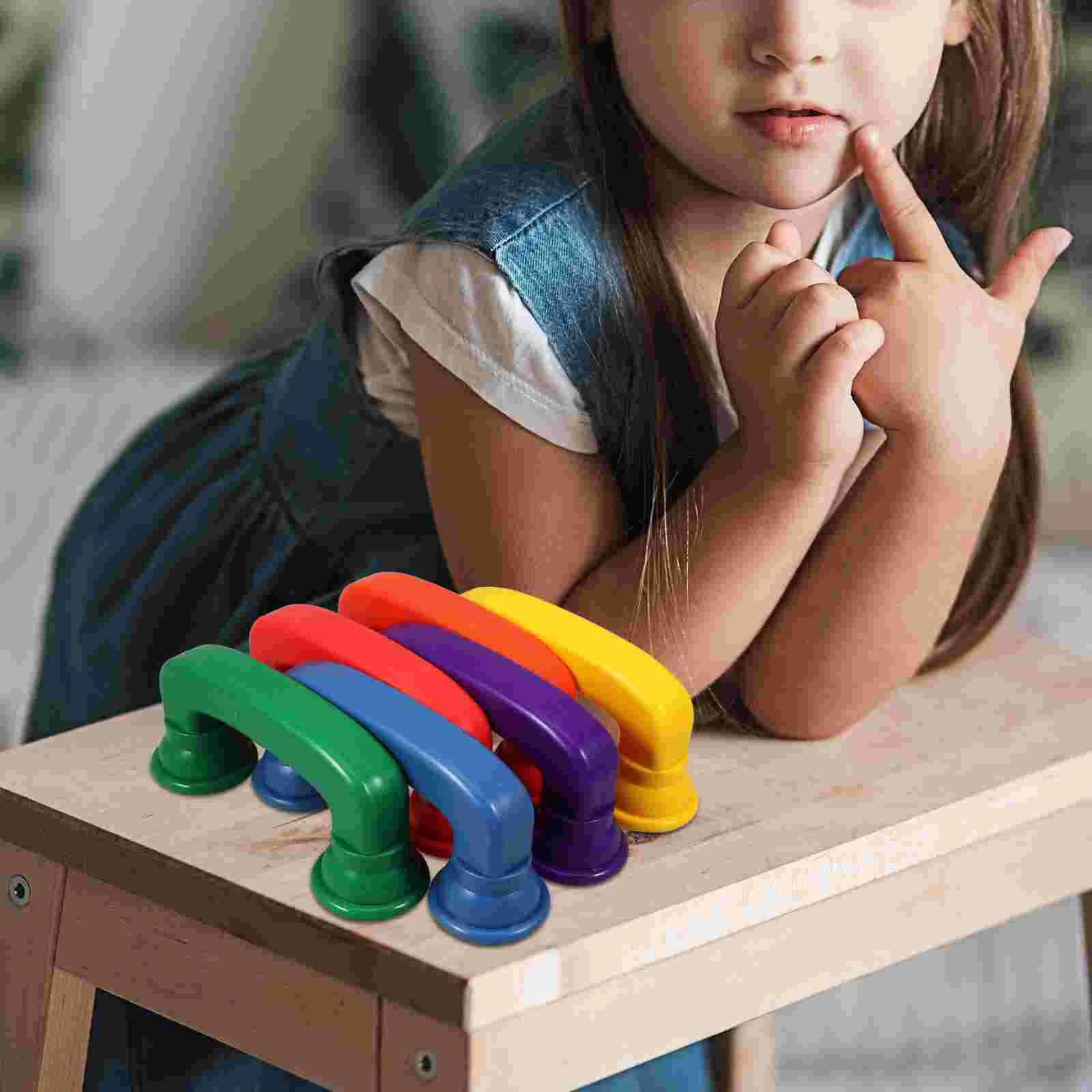 12 Pcs Earpiece Toy Whisper Phone Decor Reading Phones Toddler Early Educational Plastic Abs