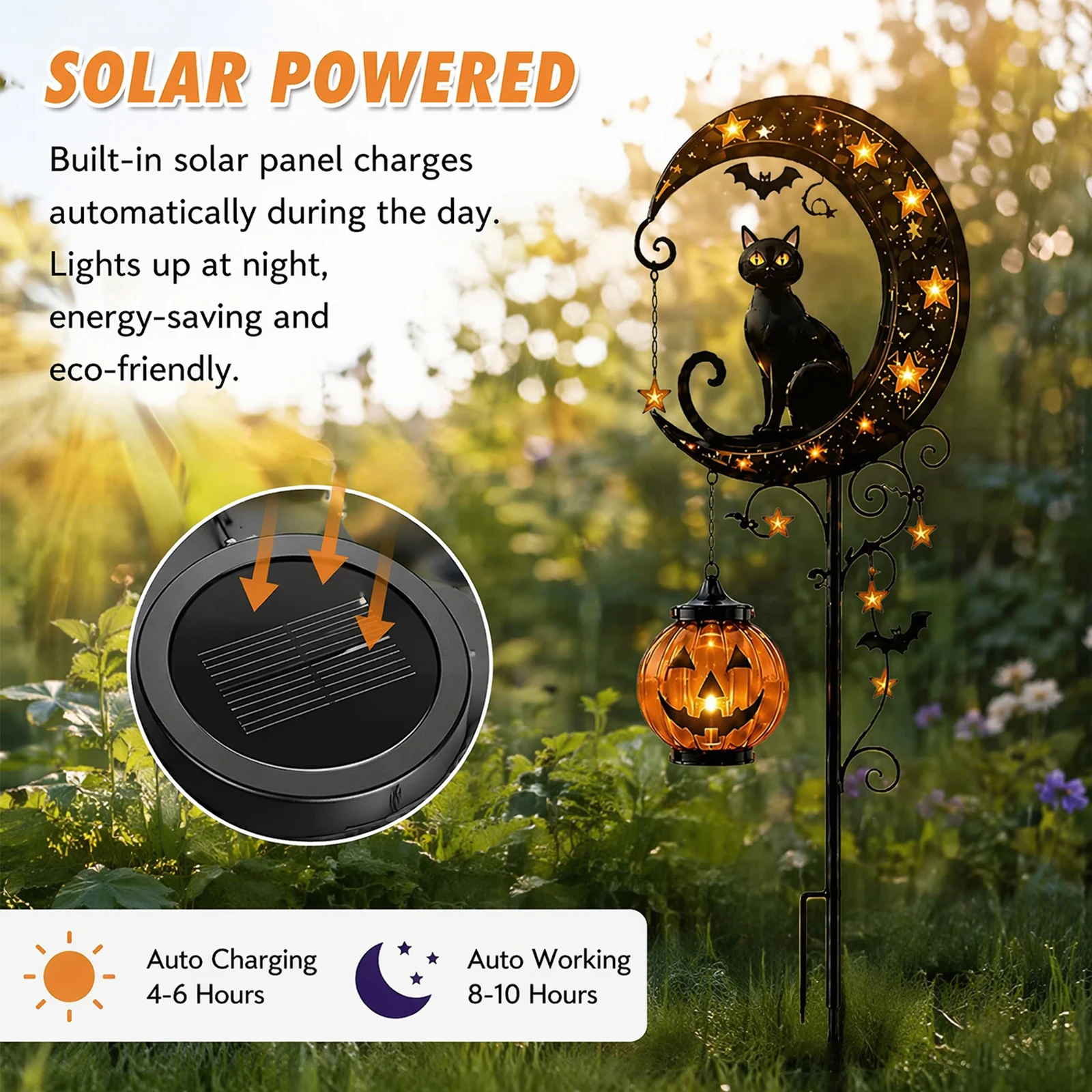 Solar Powered Cat Moon Solar L - Led Moon Lamp 评论和价格