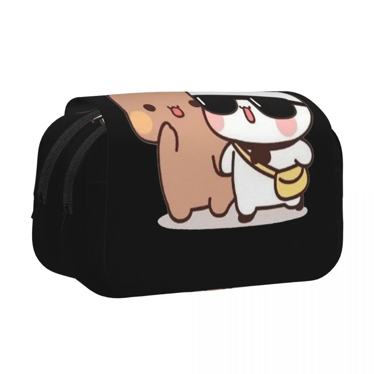 Bear And Panda Bubu Dudu Balloon Pencil Case Pen Holder Hard Shell Leather Big Capacity Pen Box Pencil Bag for Kids Gifts