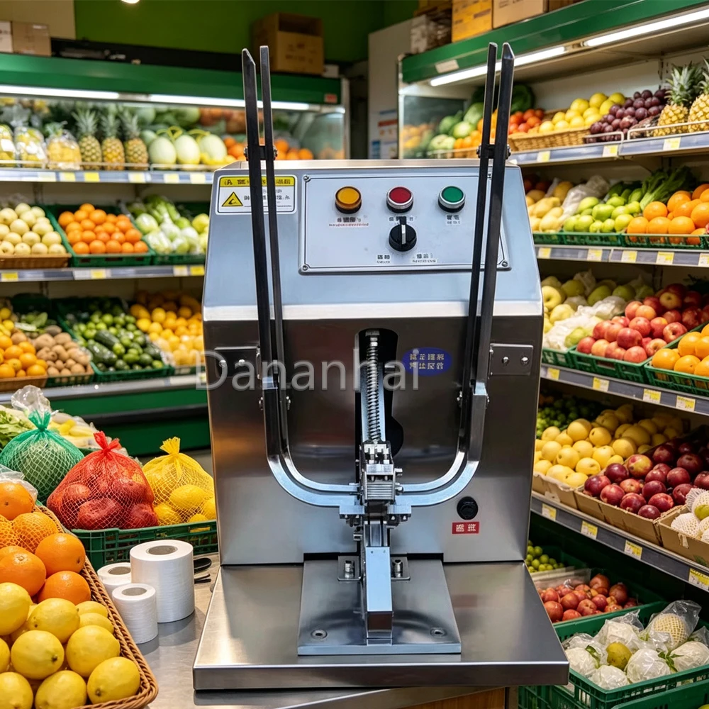 Electric Induction Ham Sausage Buckle Machine, Bread Bag Foot Pedal Sealing Clock In Machine, U-Shaped Sausage Edible Mushroom