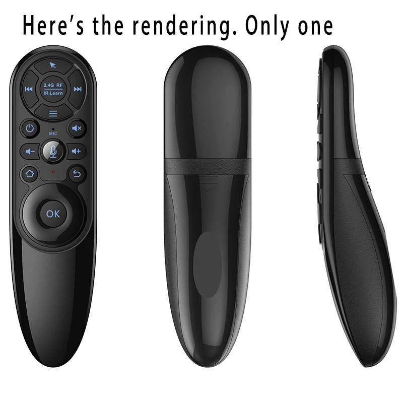 Q9-Souris sans fil rétro-éclairée pour Android TV Box, télécommande intelligente, recherche vocale, apprentissage infrarouge, gyroscope 2.4G