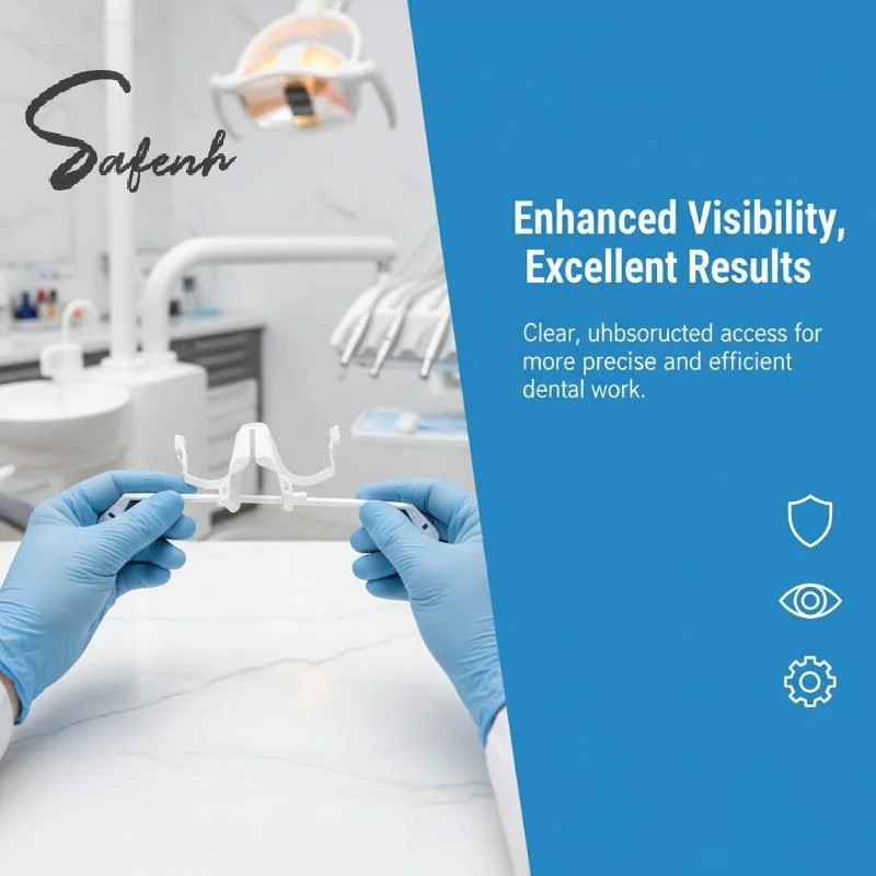 1Set S/L Cheek Retractor Dry Field System With Saliva Suction Function Mouth Opener Suit Bonding Retractor Bracket