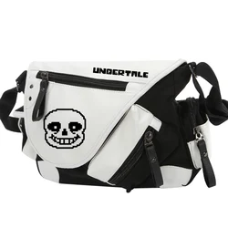 Anime Undertale Sans Canvas Casual Zipper Handbag Shoulder Bag Crossbody Schoolbags Messenger Bags