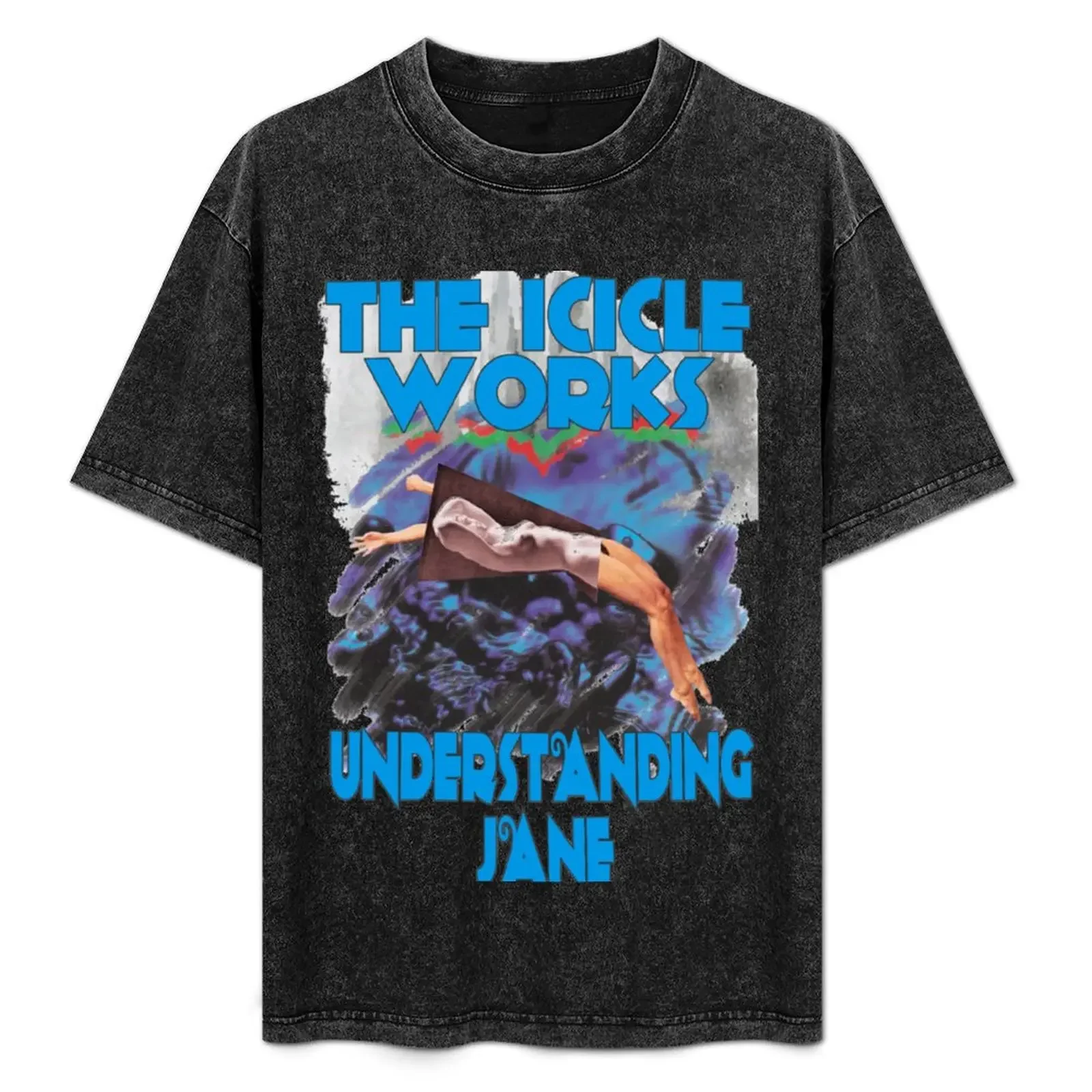 

icicle works understanding jane T-Shirt Soft Basic Cotton Short Sleeve Tee
