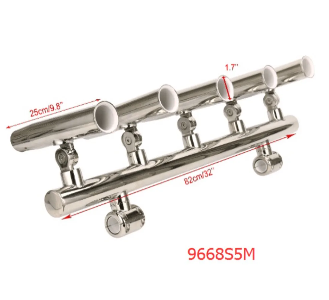 Battery fishing rod holder, battery fishing rod holder, stainless steel fishing rod holder