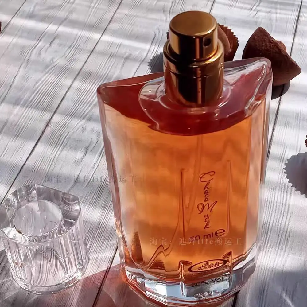 Parfum Wanita Mewah 50ml Aroma Cokelat Dan Musk Dengan Nuansa Mawar Dan Vanila Parfum Cologne Arab Dubai