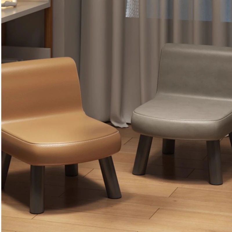 

Small stool household low stool backrest small chair adult soft bag bench living room coffee table short sofa