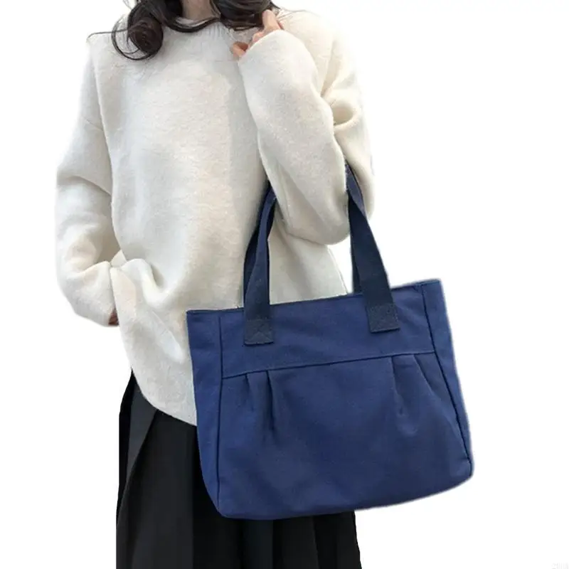 

Durable Zipper Handbag Canvas Shoulder Bag Large Perfect for Everyday Use 20CA