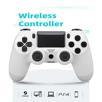 Wireless No Delay Gamepad Bluetooth Game Controller for PS4 PS3 Console Six-axis Dual Vibration PC Game Joystick with Touchpad
