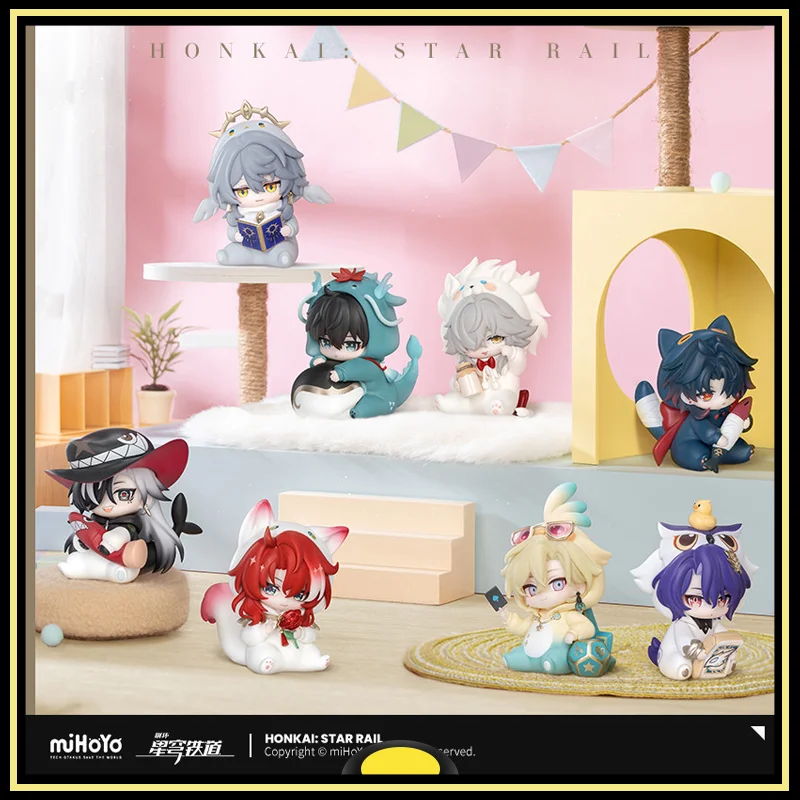 

Honkai Star Rail Dan Heng Aventurine Dr. Ratio Jing Yuan Action Figures Q Edition Sitting Doll Male Dormitory Series EX CASHAPON
