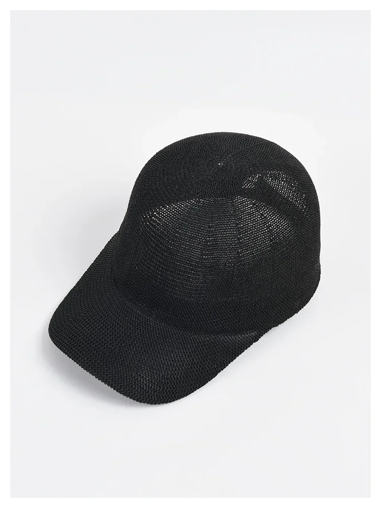 2026 Neue Sommer Atmungsaktive Stroh-Baseballkappe für Herren, Outdoor Papier-Sonnenhüte für Damen, Einfarbige Verstellbare Strandhüte im Großhandel – Detail 13