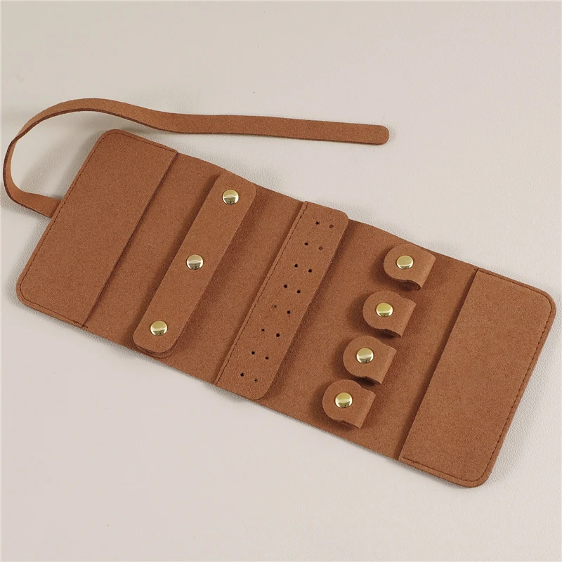 Jewelry Storage Bag Travel Portable Jewelry Organizer Foldable Case For Bracelet Ring Necklaces Earring Travel Protect Bags