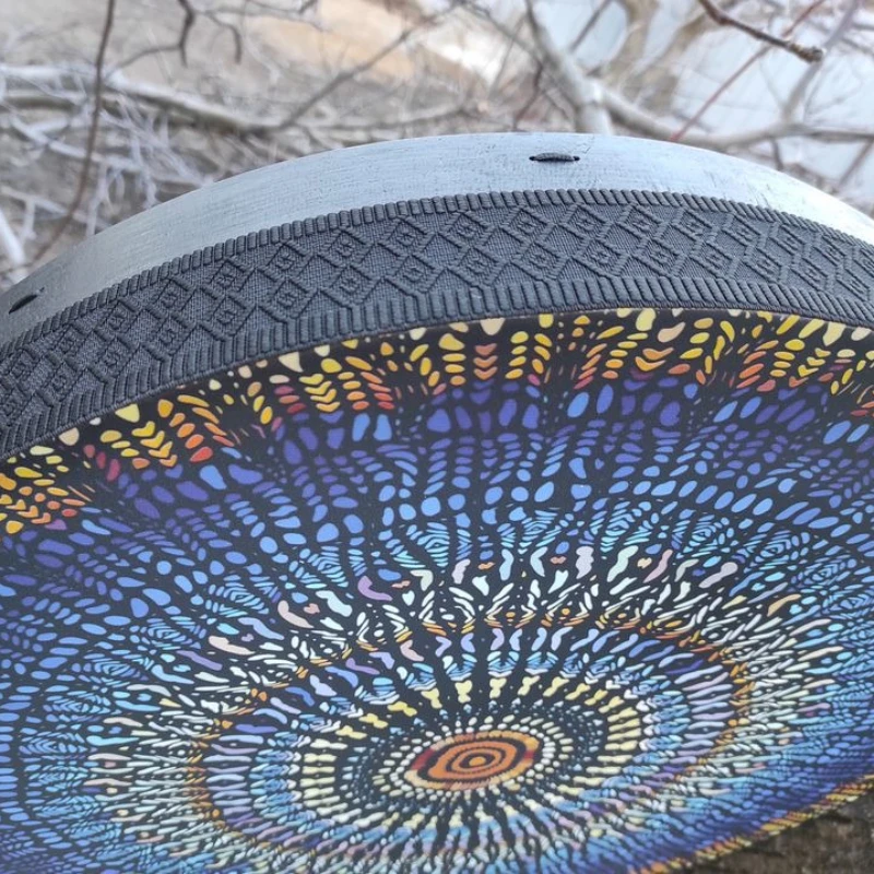 25 سنتيمتر طبلة شامان الكبار المبتدئين ممارسة طبلة شامان التأمل طبول اليد المهنية المحمولة قرع الآلات الموسيقية