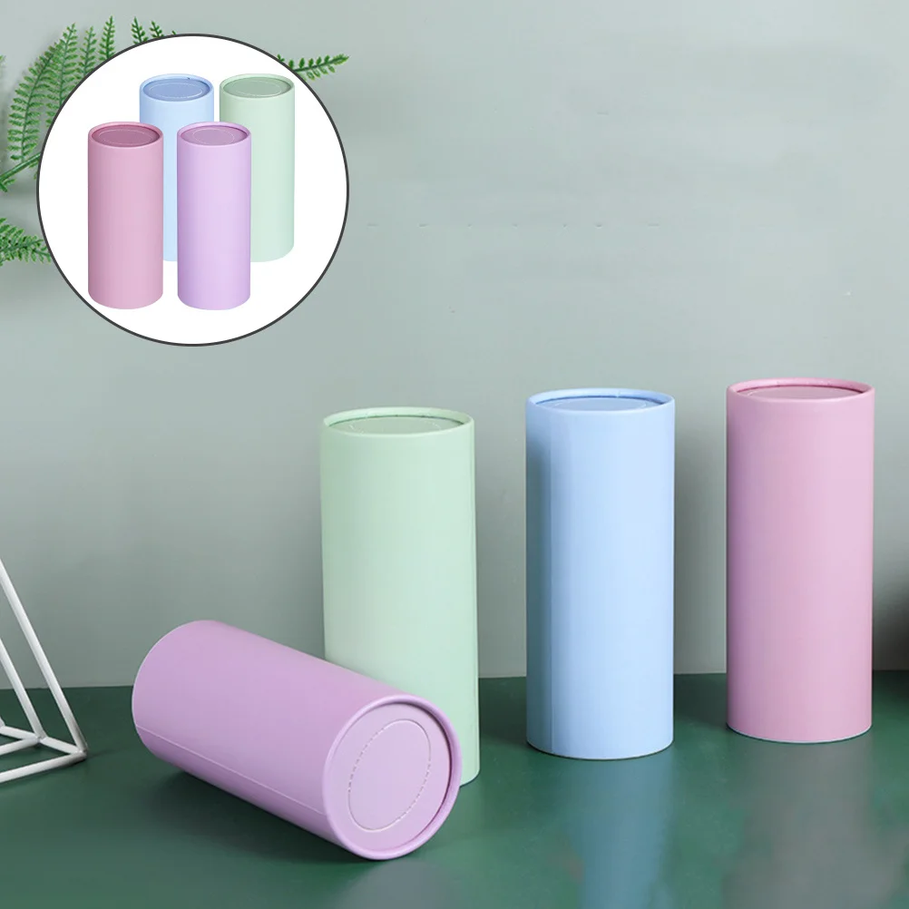 

4pcs Car Tissue Holder Refillable Cylinder Large Capacity For Auto Travel Use Paper Towel Storage Organizer Tissue Box For Car