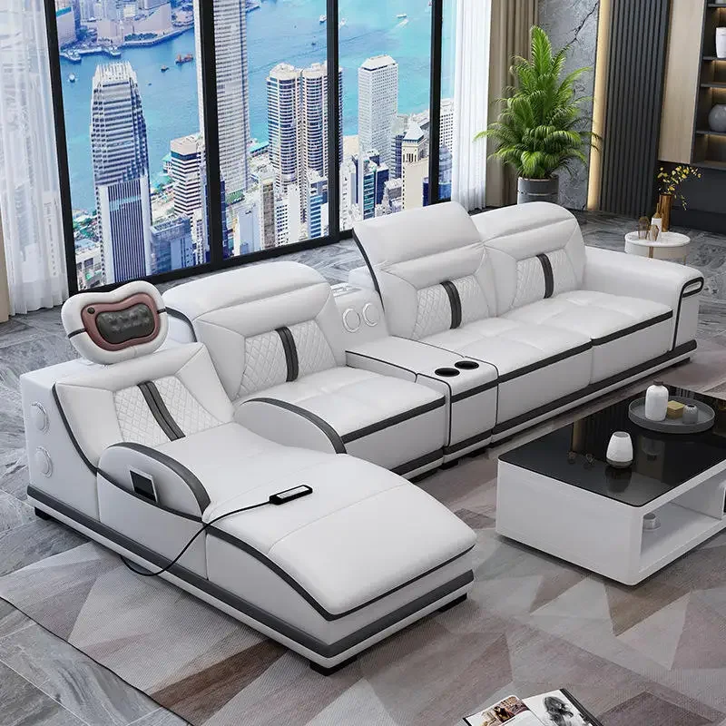 Sofa Set Furniture minimalist couches corner grey living room for home l couch shape furniture indoor down feather