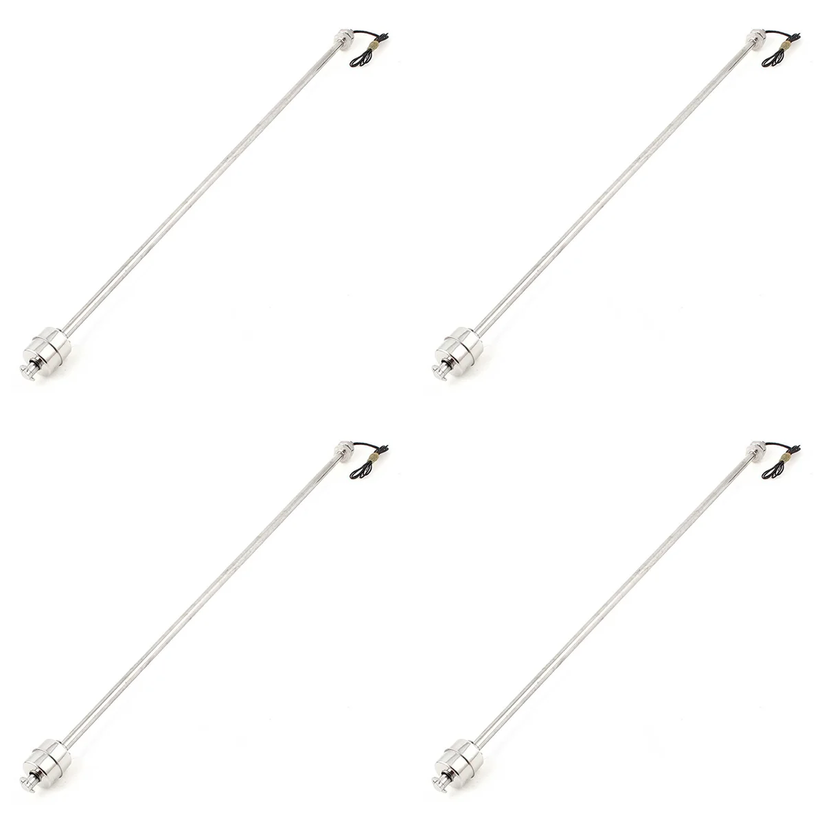 4Pcs 50Cm Stainless Steel Water Level Liquid Sensor Vertical Float Switch-B51B