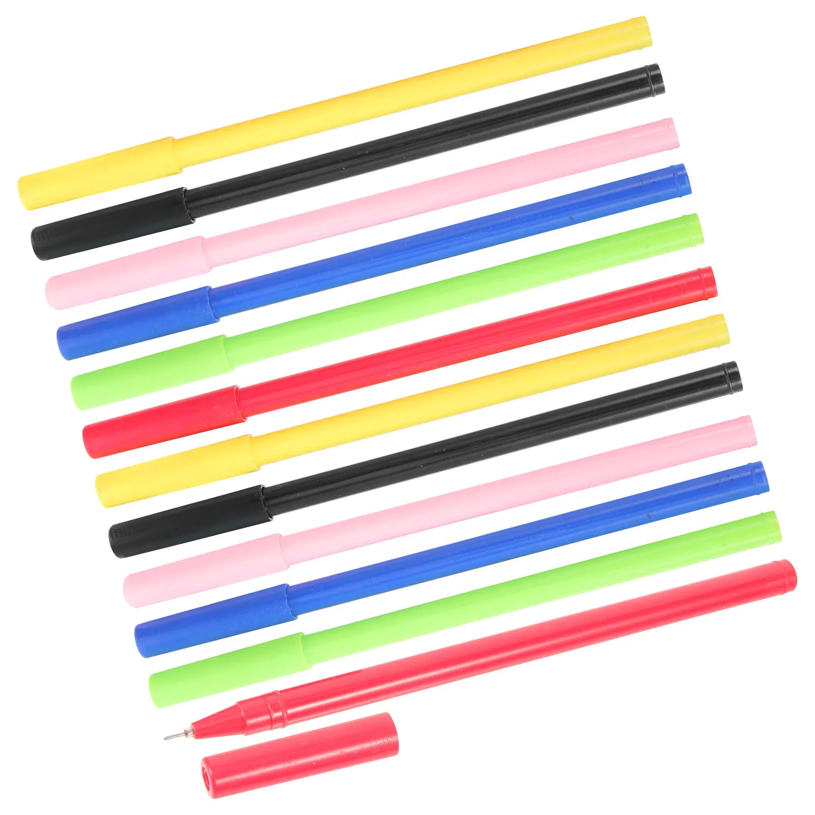 

12 Pcs Cartoon Pen Tip Neutral Kawaii Pens Cute Teacher Bulk for School Refill Supplies Office